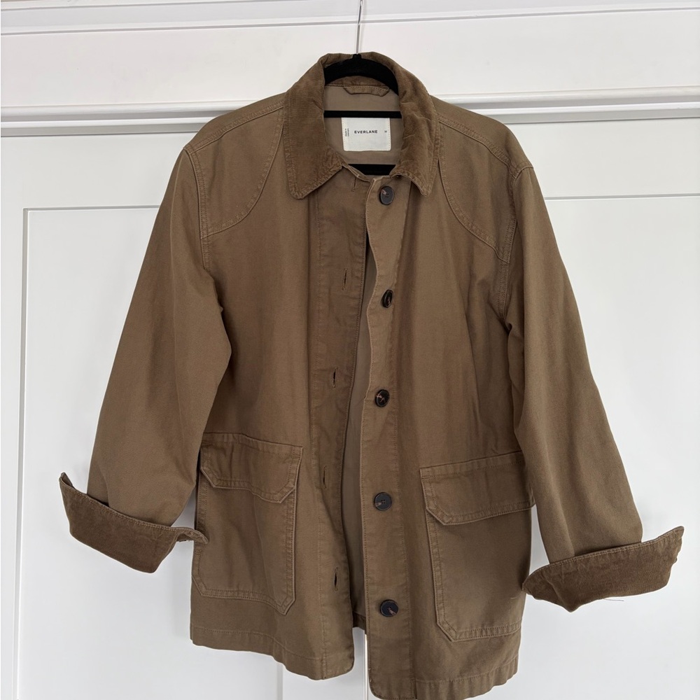 Everlane Olive Military Field Jacket NWOT